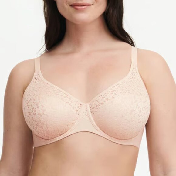 CHANTELLE EasyFeel Norah Comfort Underwire Bra - Nude Blush 36 F (DDD) NWT